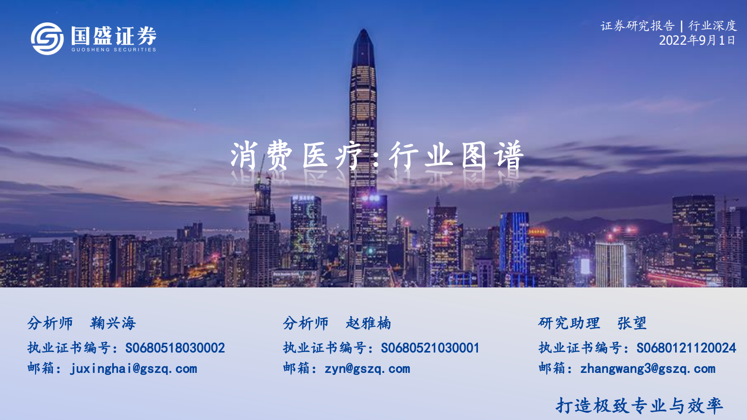 消费医疗：行业图谱